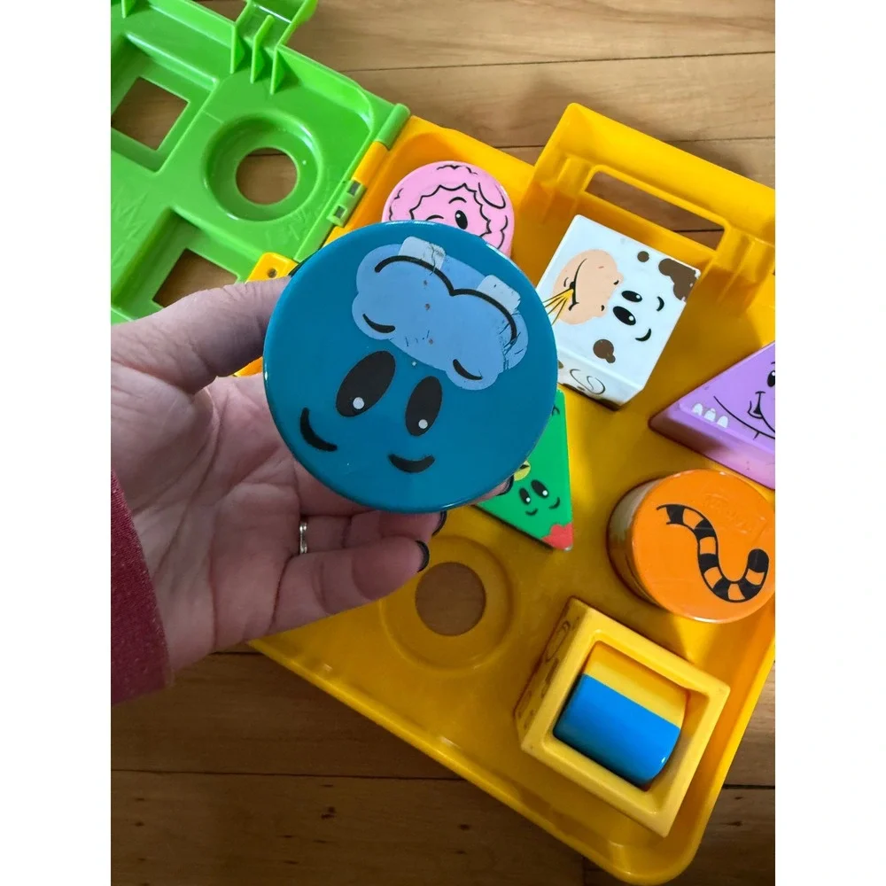 Playskool Blocksters Block Spot Farm Jungle travel case motor development toy‎